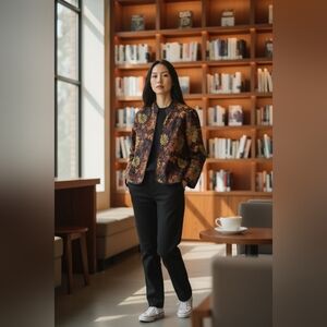 Serengeti Floral Blazer - Multicolor